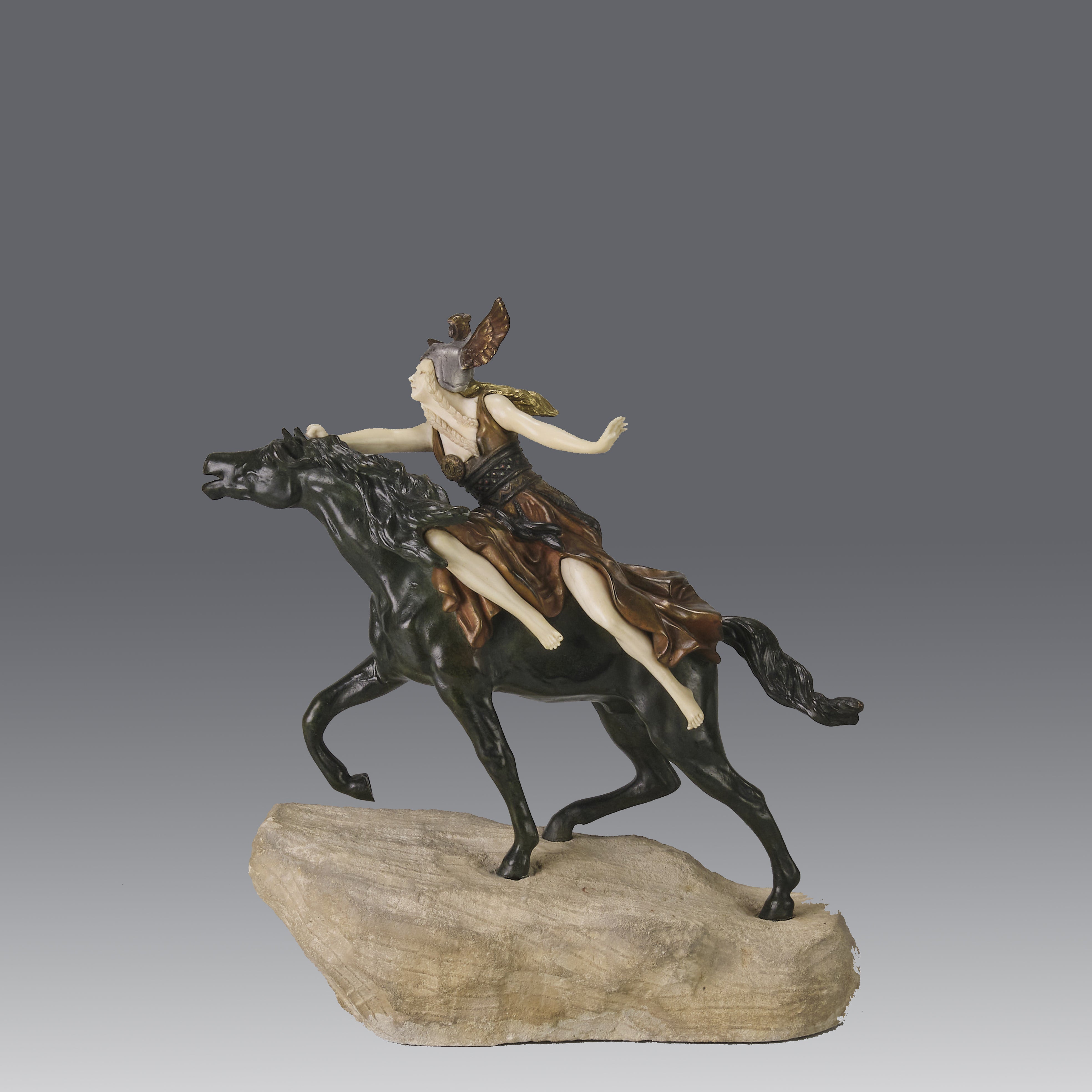 Claire Colinet Valkyrie - Art Deco Sculpture - Hickmet Fine Arts