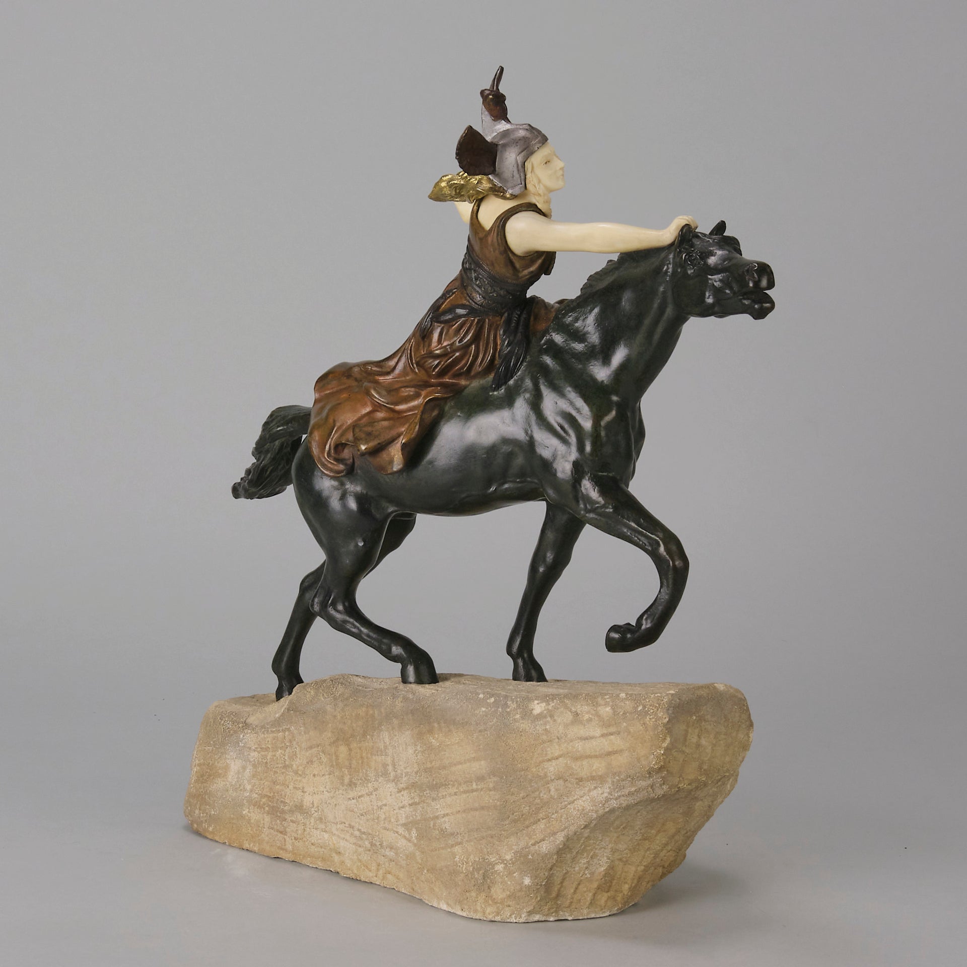 Claire Colinet - Valkyrie - Art Deco Sculpture - Hickmet Fine Arts