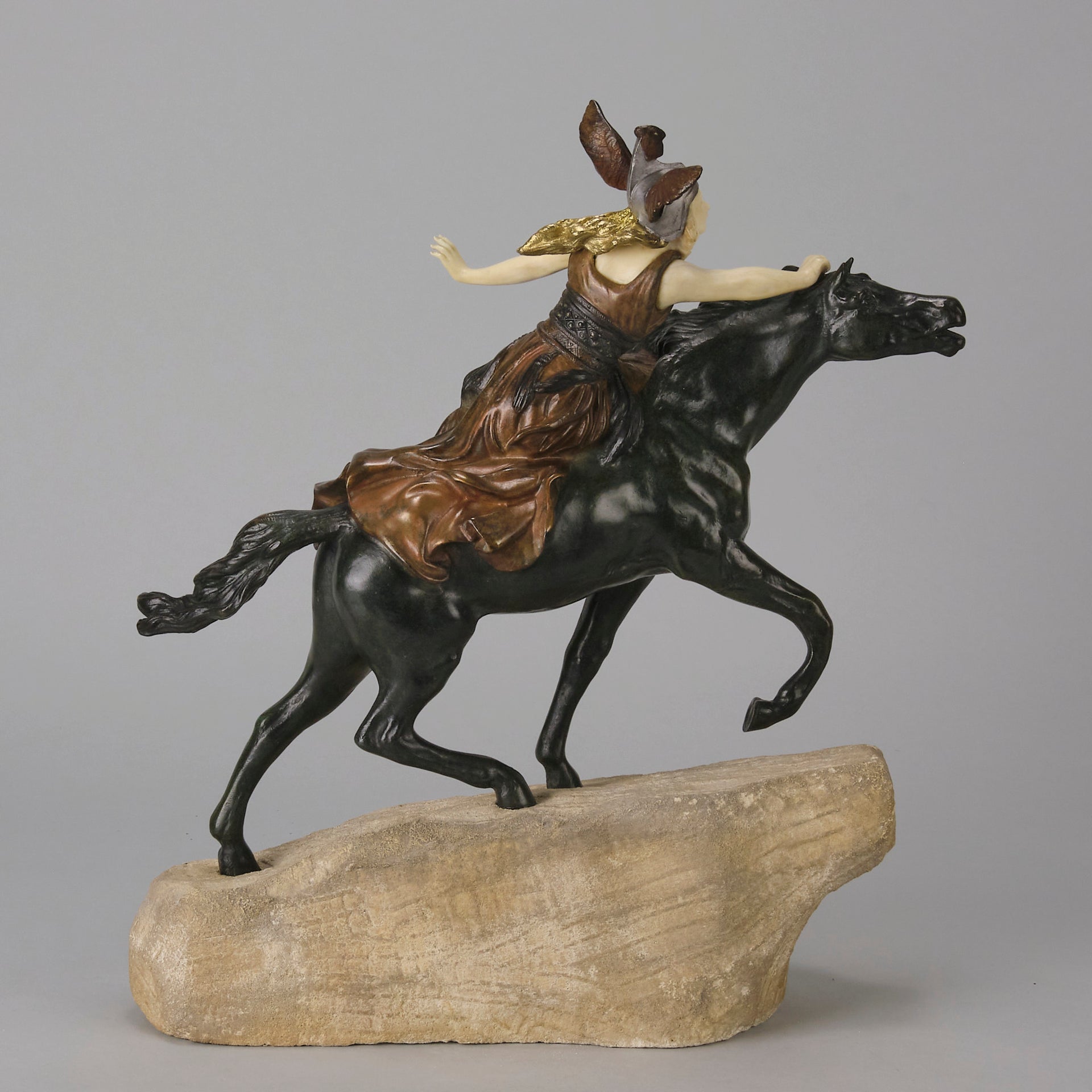 Claire Colinet - Valkyrie - Art Deco Sculpture - Hickmet Fine Arts