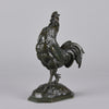 Coq Debout by Alfred Barye - Antique Bronze Cockerel - Hickmet Fine Arts