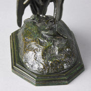 Coq Debout by Alfred Barye - Antique Bronze Cockerel - Hickmet Fine Arts