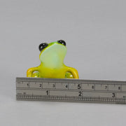 Salsa An eyecatching limited edition bronze sculpture of a charming frog by Tim Cotterill in a seated position with its head raised