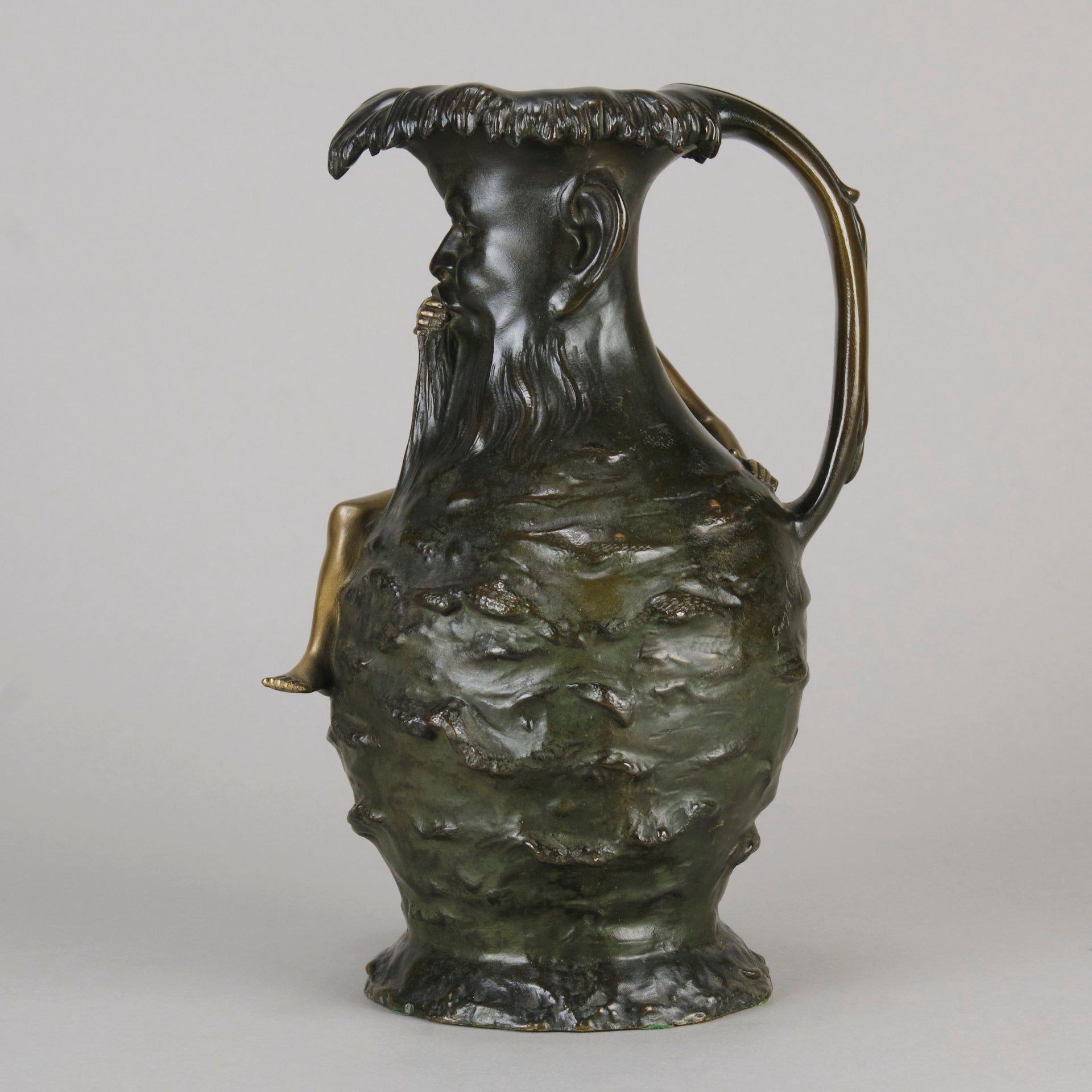 Coudray Bronze - Art Nouveau Vase - Hickmet Fine Arts 
