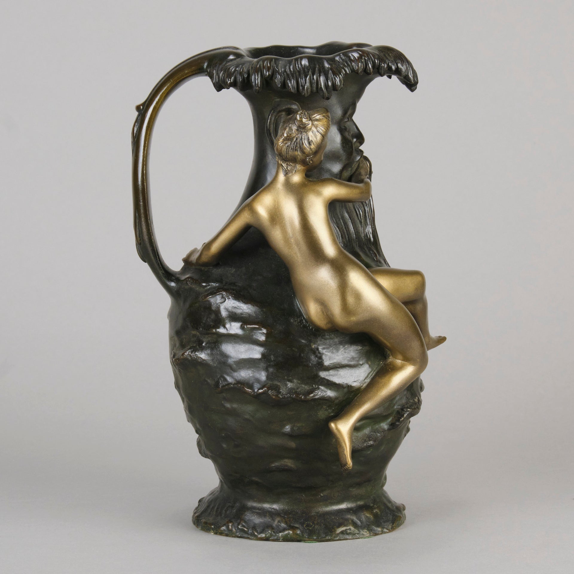 Coudray Bronze - Art Nouveau Vase - Hickmet Fine Arts 