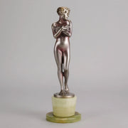 Josef Lorenzl Coy Girl - Lorenzl Bronze - Antique Bronze - Hickmet Fine Arts