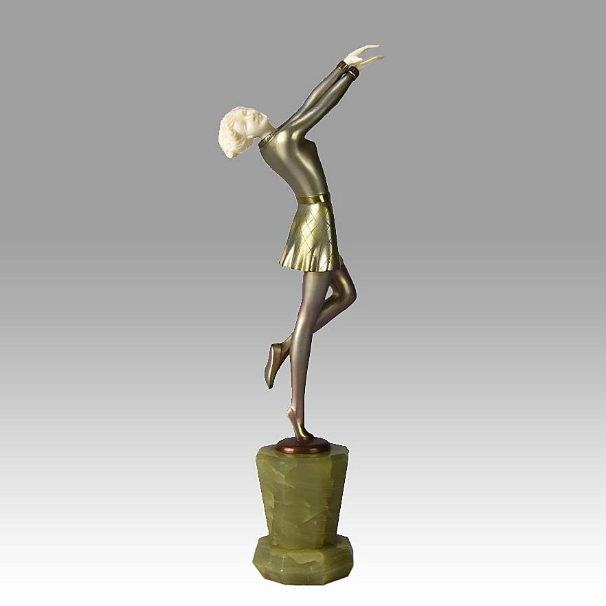 “Cristobel” bronze and ivory by Lorenzl