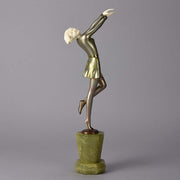 “Cristobel” bronze and ivory by Lorenzl
