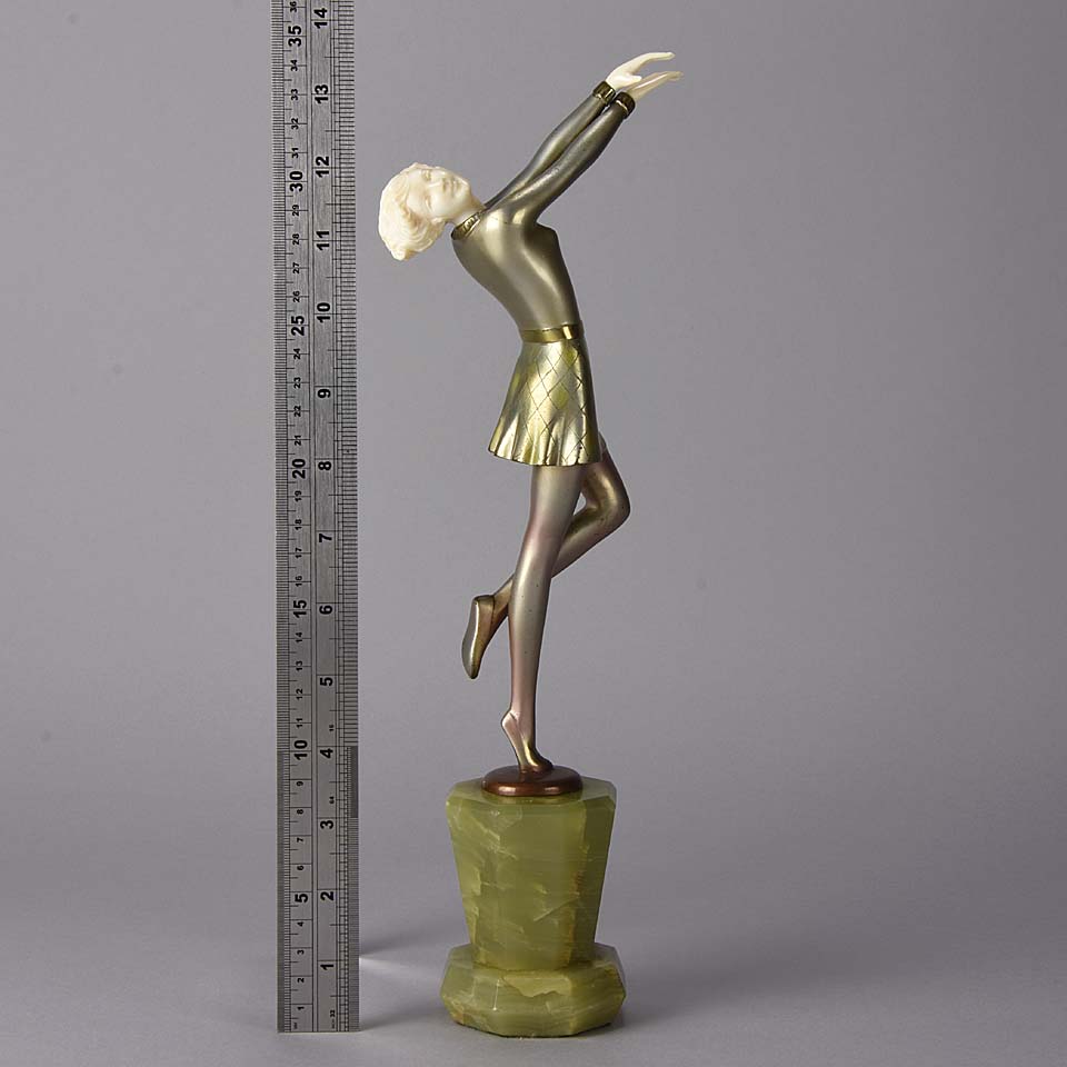 “Cristobel” bronze and ivory by Lorenzl