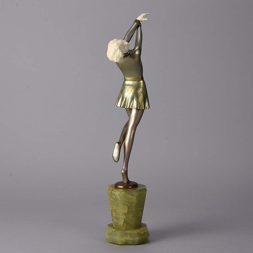 “Cristobel” bronze and ivory by Lorenzl