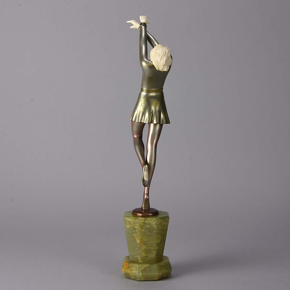 “Cristobel” bronze and ivory by Lorenzl
