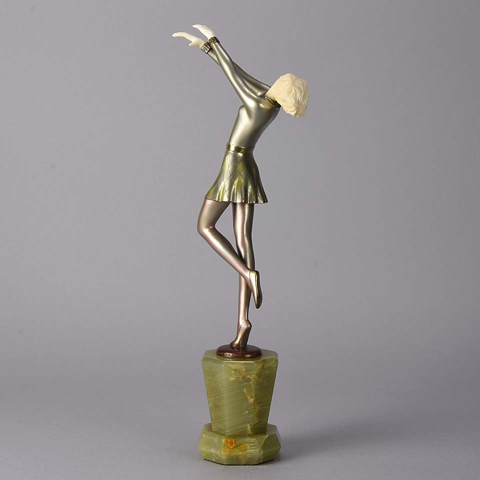“Cristobel” bronze and ivory by Lorenzl