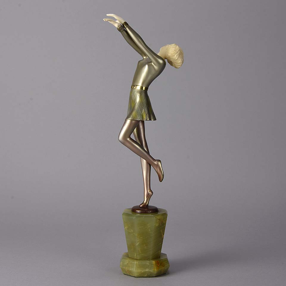 “Cristobel” bronze and ivory by Lorenzl