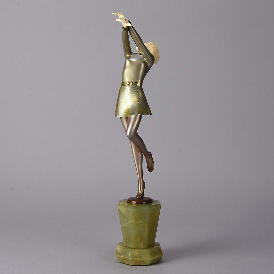 “Cristobel” bronze and ivory by Lorenzl