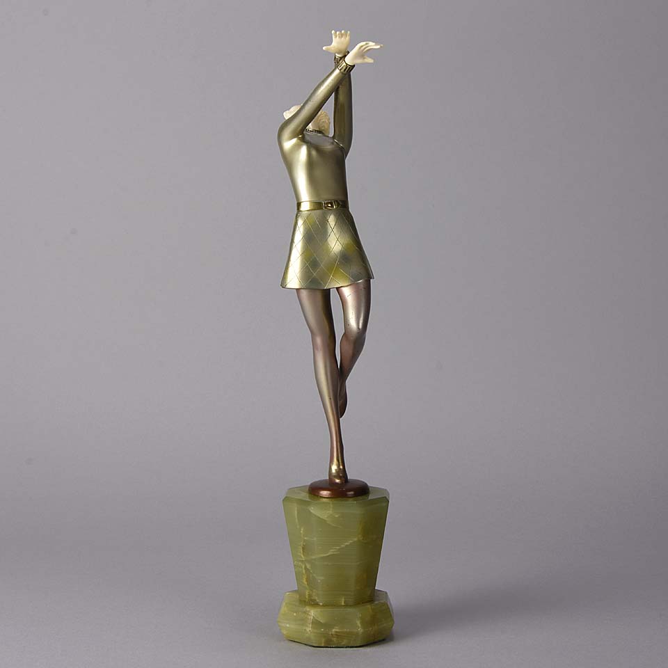 “Cristobel” bronze and ivory by Lorenzl