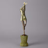“Cristobel” bronze and ivory by Lorenzl