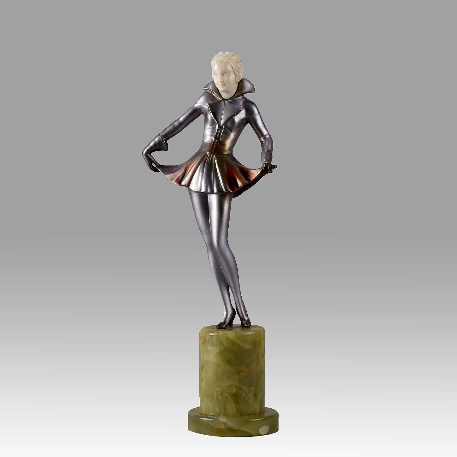 Curtsy lorenzl bronze and ivory