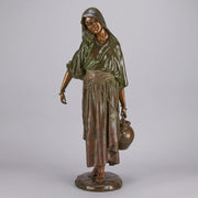 Chiparus Bronze Water Carrier - Antique Bronze Statues - Hickmet Fine Arts