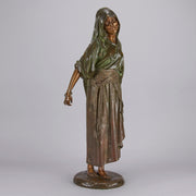 Chiparus Bronze Water Carrier - Antique Bronze Statues - Hickmet Fine Arts