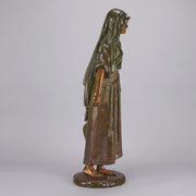 Chiparus Bronze Water Carrier - Antique Bronze Statues - Hickmet Fine Arts