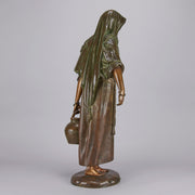 Chiparus Bronze Water Carrier - Antique Bronze Statues - Hickmet Fine Arts