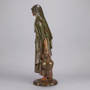 Chiparus Bronze Water Carrier - Antique Bronze Statues - Hickmet Fine Arts
