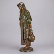 Chiparus Bronze Water Carrier - Antique Bronze Statues - Hickmet Fine Arts