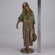 Chiparus Bronze Water Carrier - Antique Bronze Statues - Hickmet Fine Arts