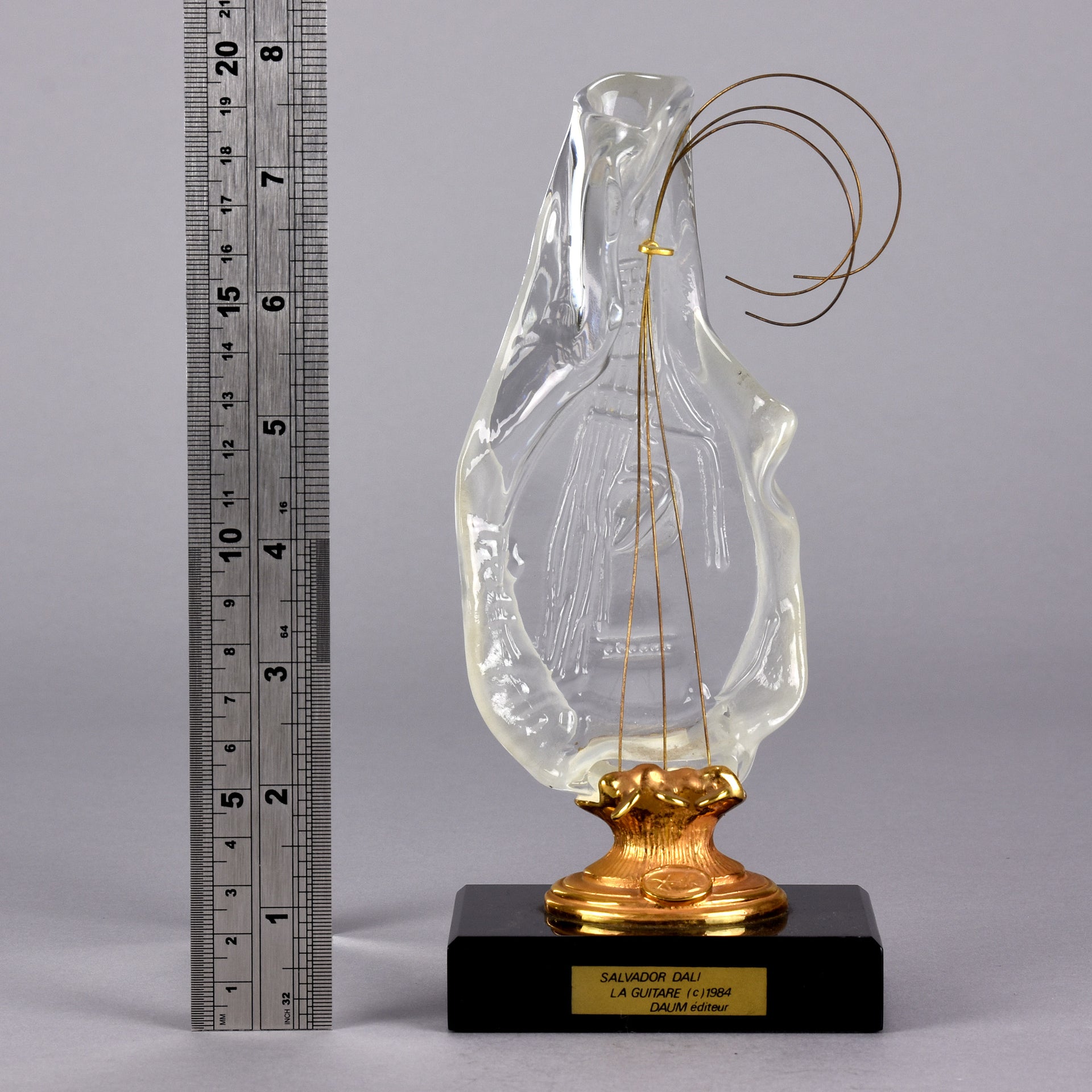 La Guitare - Salvador Dali & Daum Glass - Hickmet Fine Arts