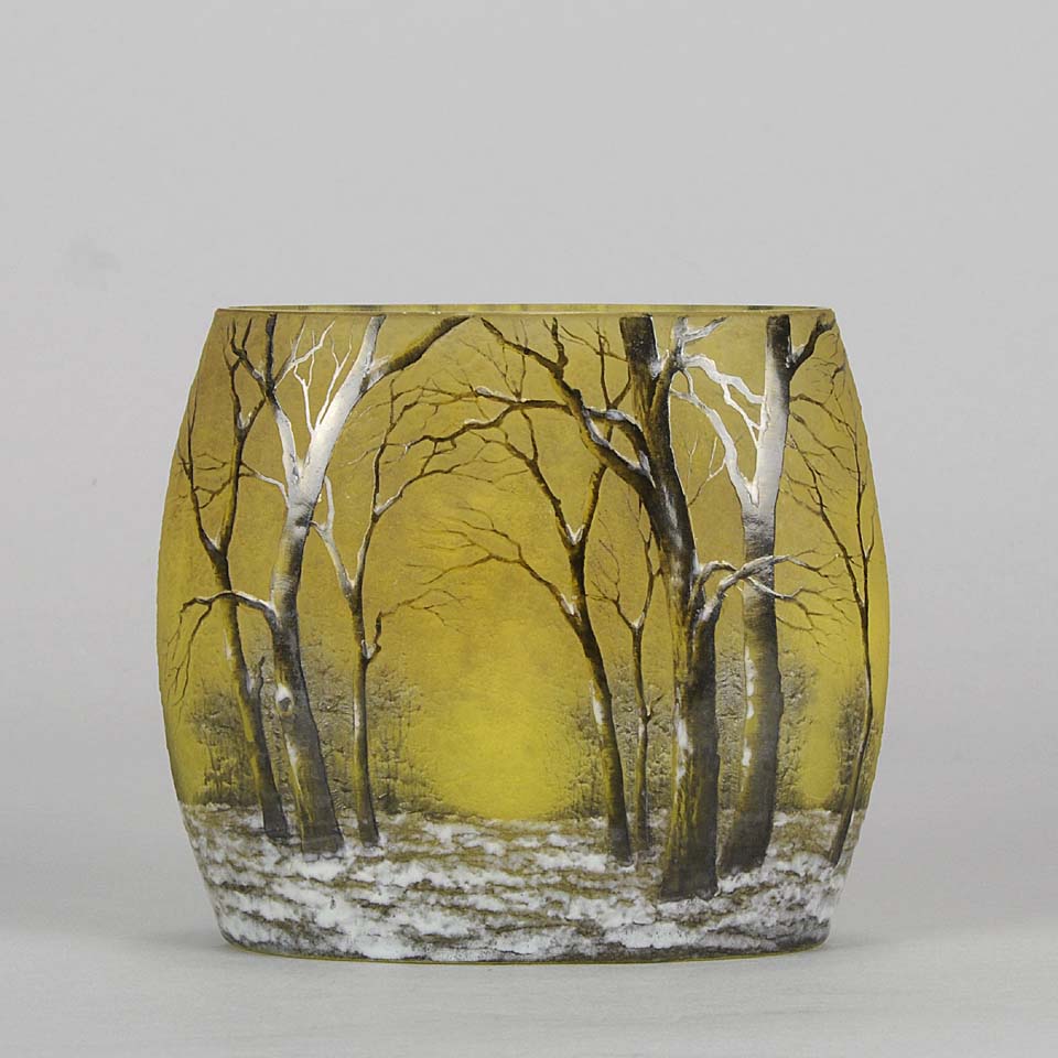 Winter Vase by Daum Freres