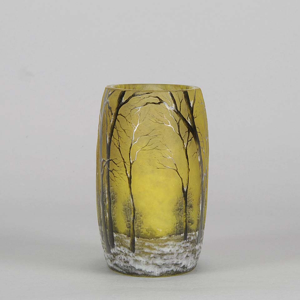 Winter Vase by Daum Freres