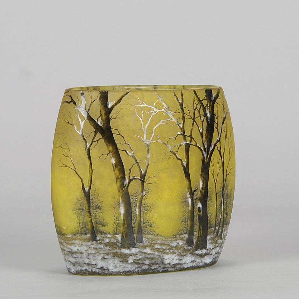 Winter Vase by Daum Freres
