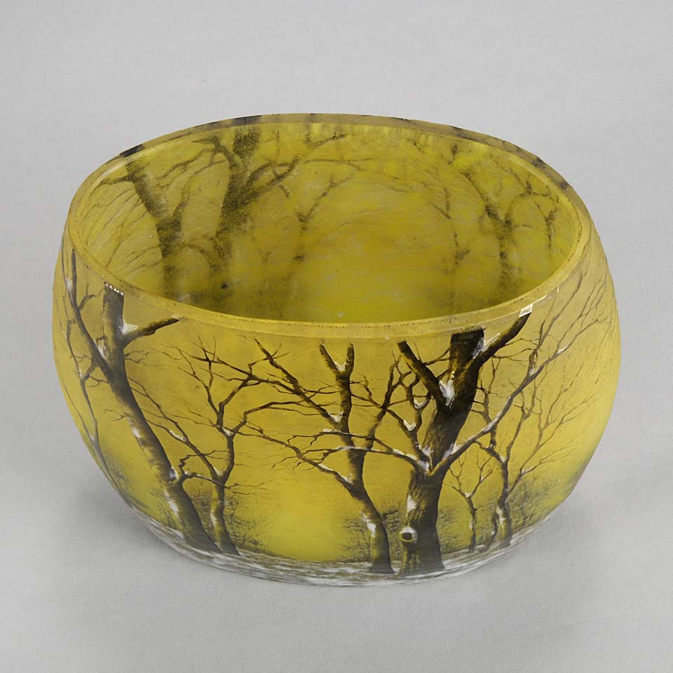 Winter Vase by Daum Freres