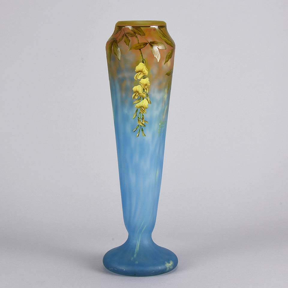 Wisteria Vase By Daum Frères