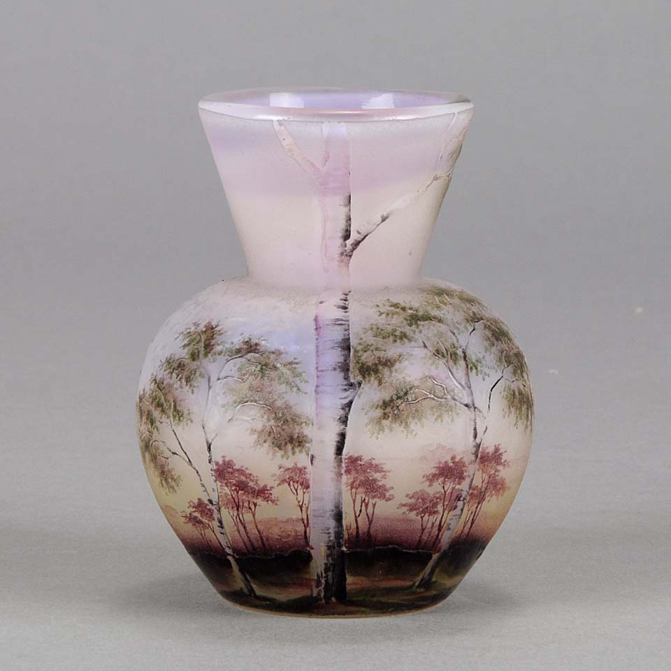 “Paysage Rosé” by Daum Freres