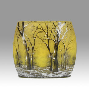 Winter Vase by Daum Freres