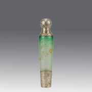 Daum Frères Absinthe Bottle - Art Nouveau Glass - Hickmet Fine Arts