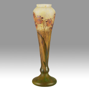 "Oreorchis Vase" by Daum Frères