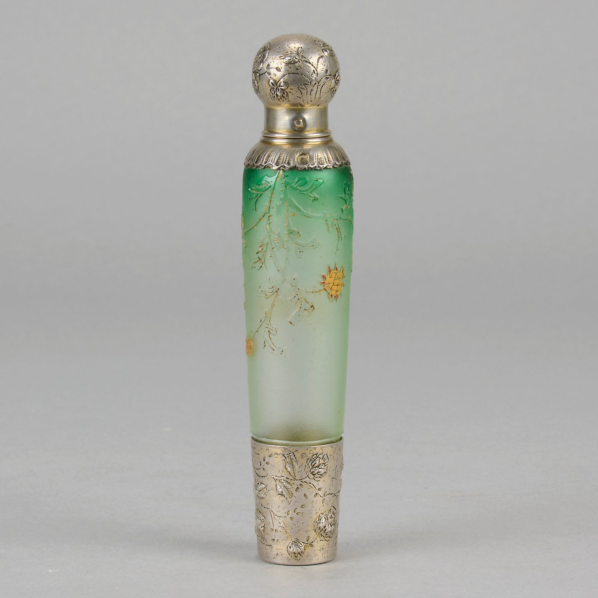 Daum Frères Absinthe Bottle - Art Nouveau Glass - Hickmet Fine Arts