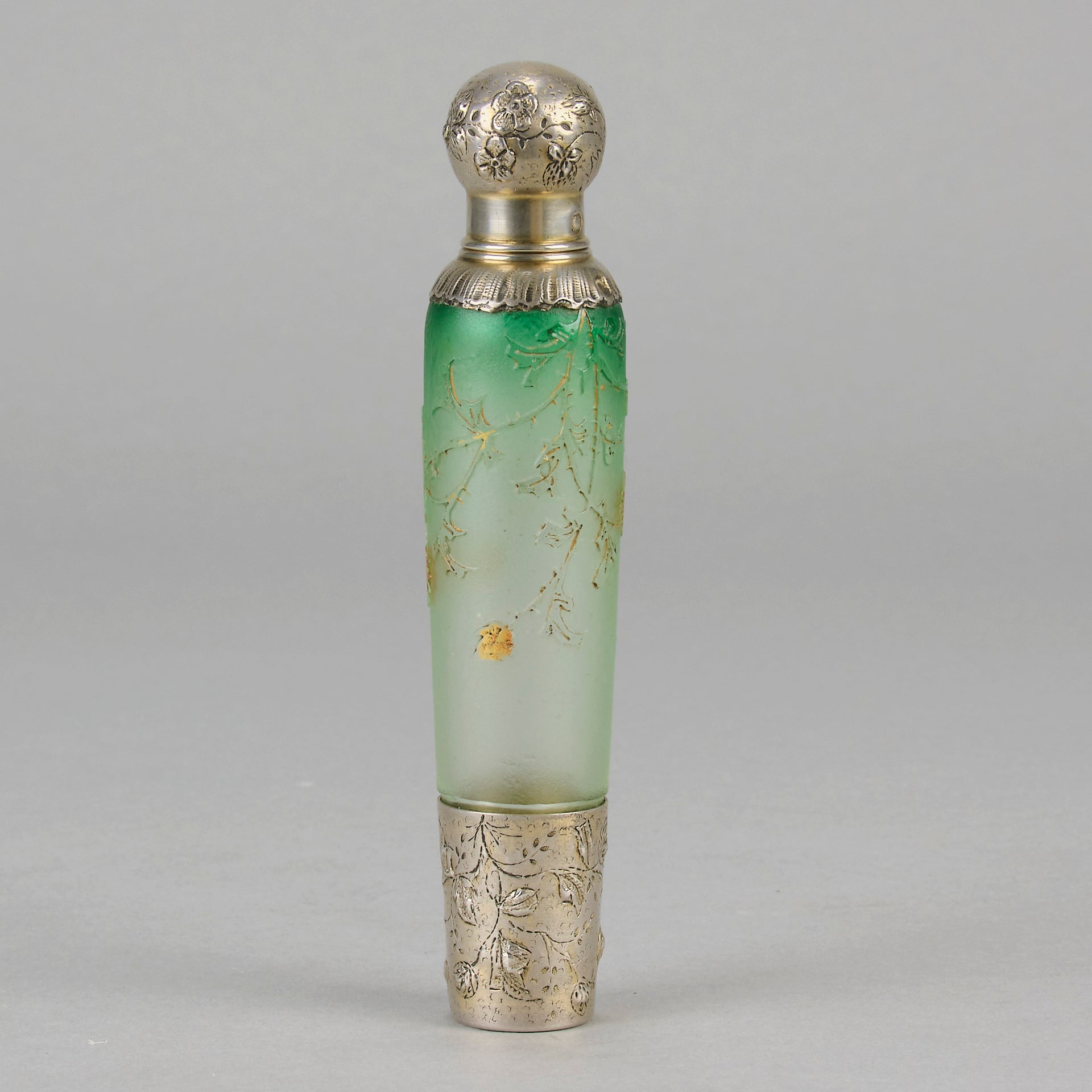 Daum Frères Absinthe Bottle - Art Nouveau Glass - Hickmet Fine Arts