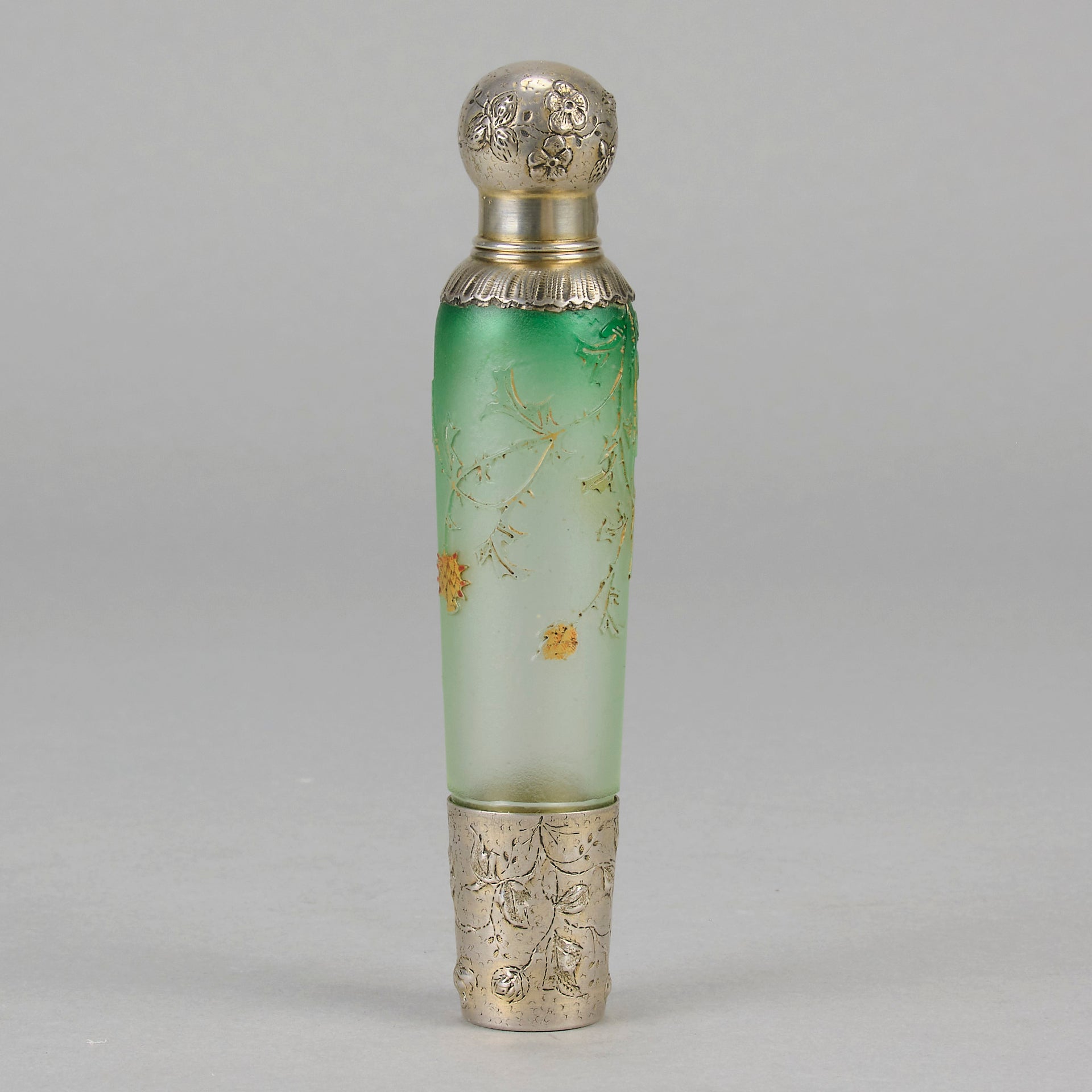 Daum Frères Absinthe Bottle - Art Nouveau Glass - Hickmet Fine Arts