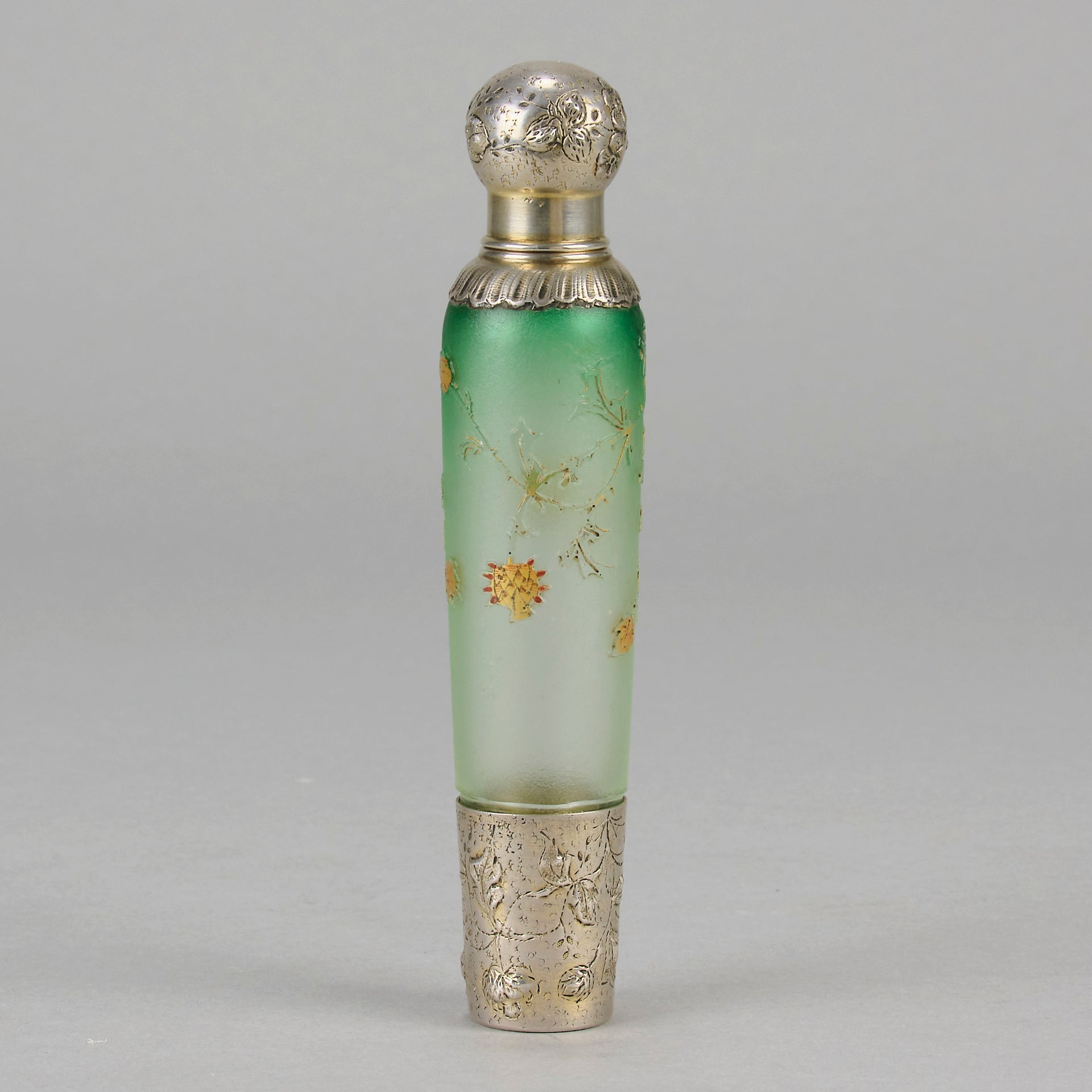 Daum Frères Absinthe Bottle - Art Nouveau Glass - Hickmet Fine Arts