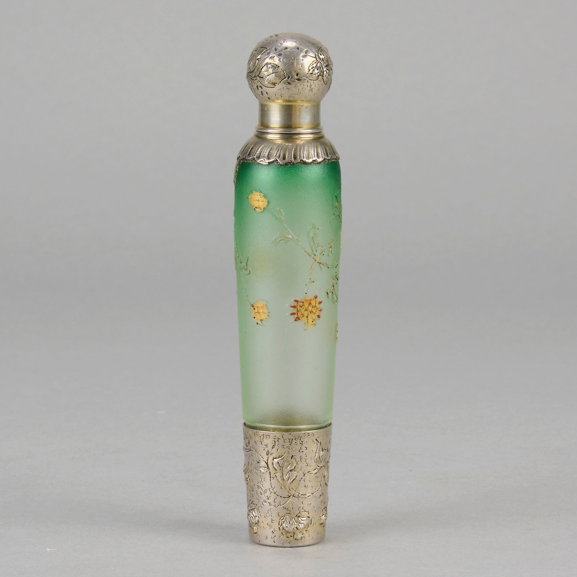 Daum Frères Absinthe Bottle - Art Nouveau Glass - Hickmet Fine Arts