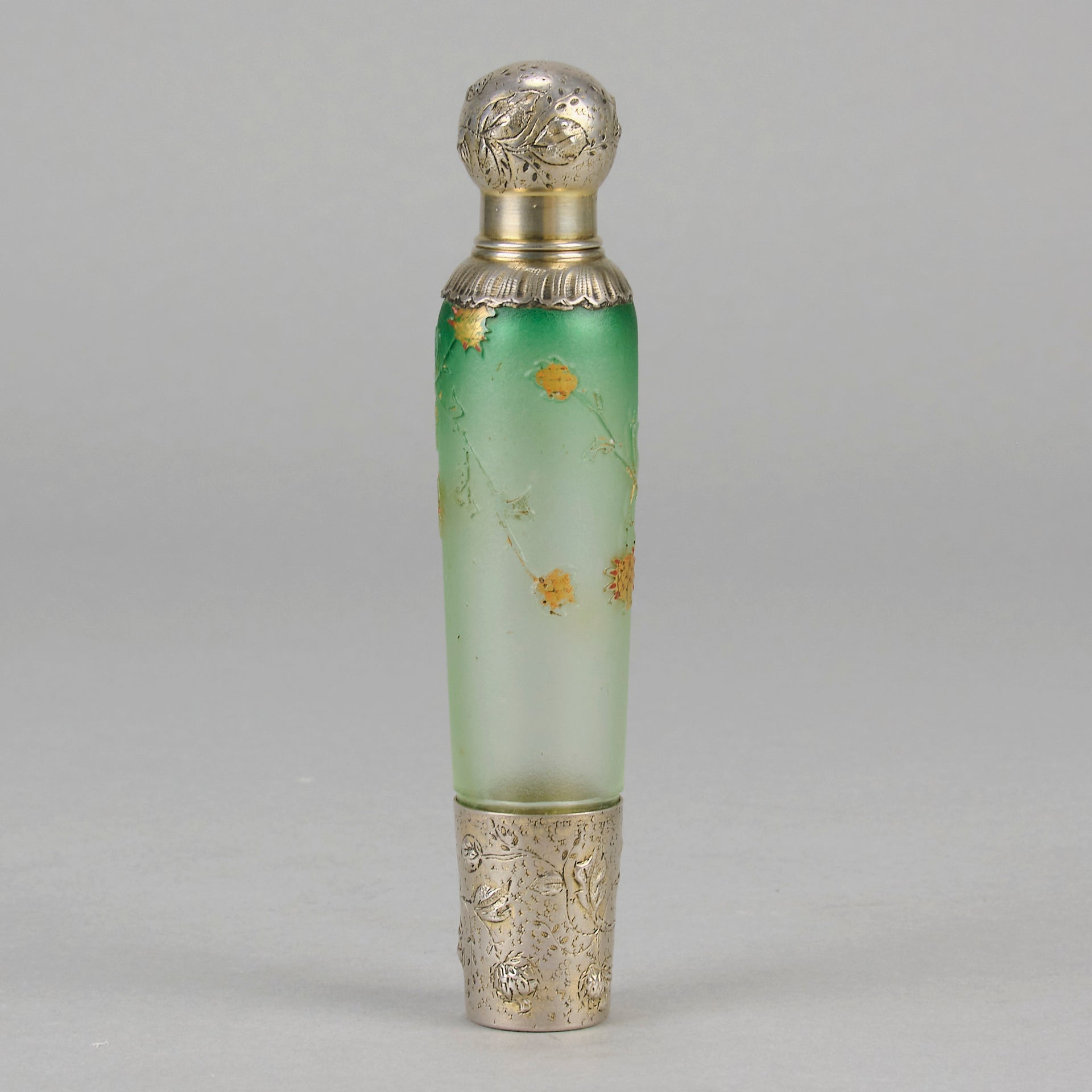 Daum Frères Absinthe Bottle - Art Nouveau Glass - Hickmet Fine Arts