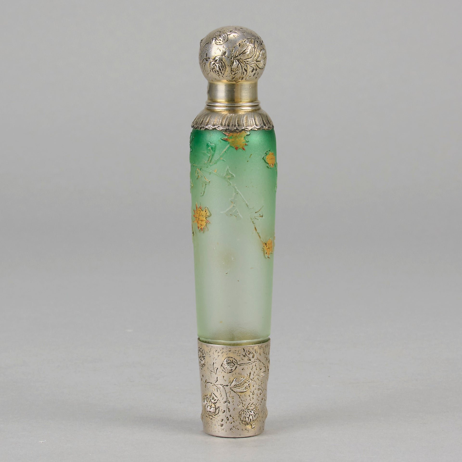 Daum Frères Absinthe Bottle - Art Nouveau Glass - Hickmet Fine Arts