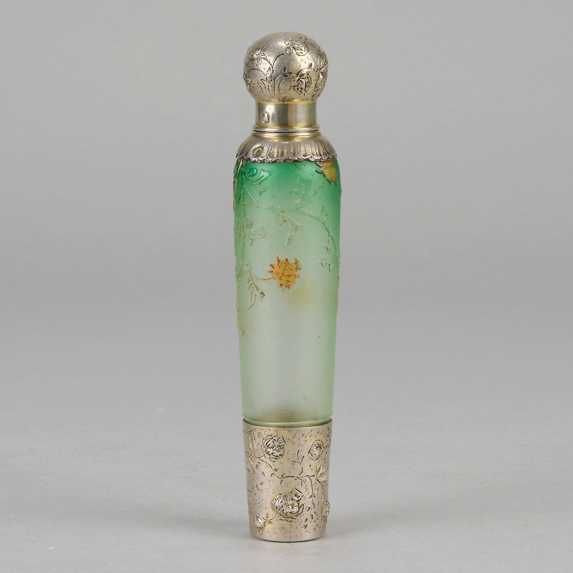 Daum Frères Absinthe Bottle - Art Nouveau Glass - Hickmet Fine Arts