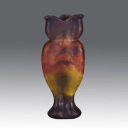 Daum Bat Vase - Rare Daum Vase - Art Nouveau Glass - Hickmet Fine Arts