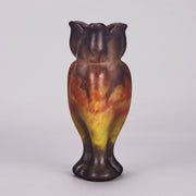 Daum Bat Vase - Rare Daum Vase - Art Nouveau Glass - Hickmet Fine Arts