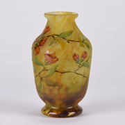 Daum Flower Vase - Art Nouveau Cameo Vase - Hickmet Fine Arts