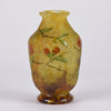 Daum Flower Vase - Art Nouveau Cameo Vase - Hickmet Fine Arts