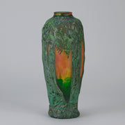 Daum Forest Vase - Art Nouveau Glass Vase - Hickmet Fine Arts